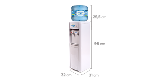Plan dispensador de agua eléctrico de pedestal de 12 litros